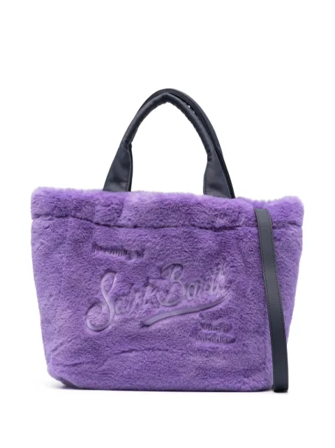 MC2 Saint Barth Colette faux-fur tote bag Purple COL0016