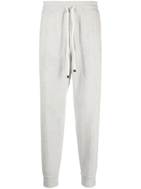 Brunello Cucinelli cashmere track trousers Grey M22705329GCI807