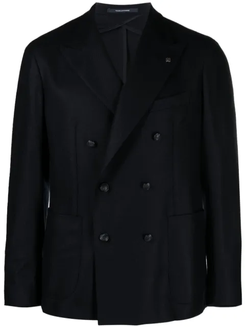 Tagliatore double-breasted wool blend blazer Blue 1SMC20K440007