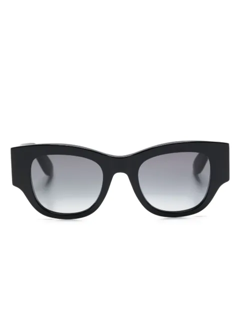 Alexander McQueen Eyewear wayfarer-frame tinted sunglasses Black AM0420S