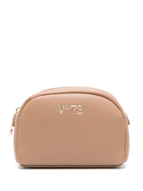 V°73 logo-plaque make-up bag Neutrals 73BE6UI502LARA