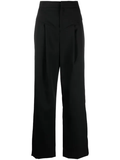 ISABEL MARANT Staya wool trousers Black PA0270FAA4F03I