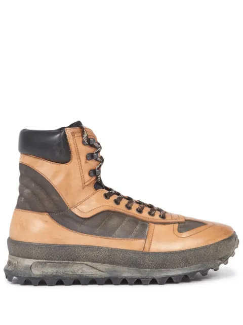 Maison Margiela Climber high-top leather sneakers Brown S57WS0475PR215