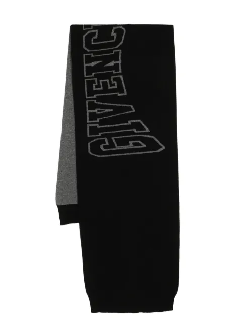 Givenchy two-tone logo-print scarf Black BP009CP0H7
