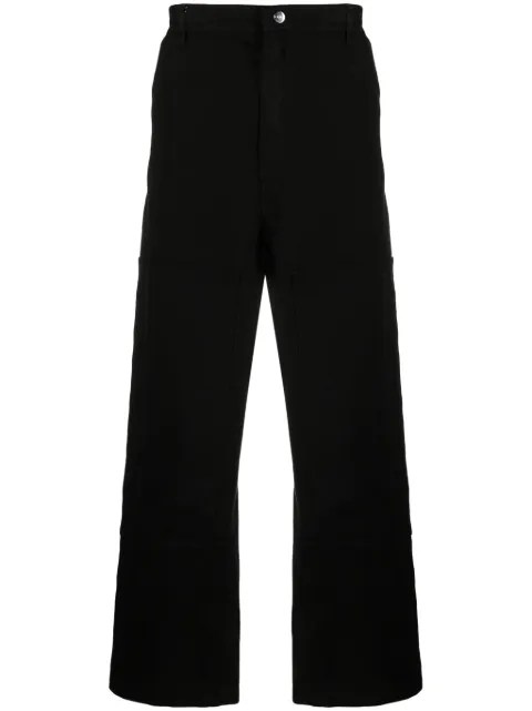 1989 STUDIO Ranch side snap-fastening trousers Black D0764COCOBLK