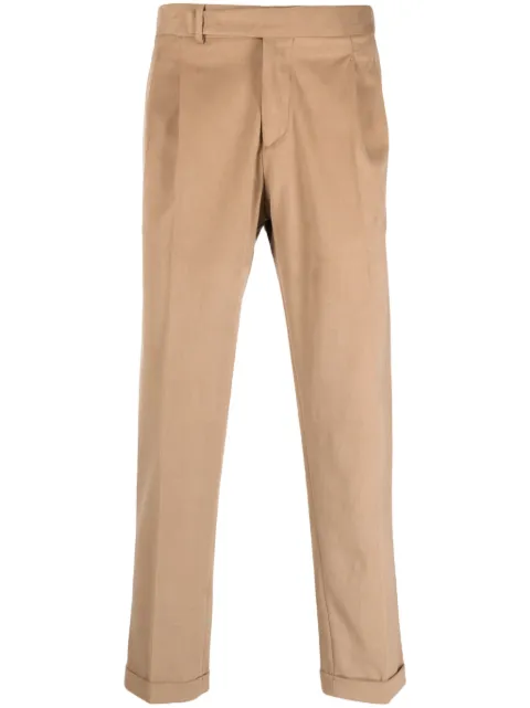 Briglia 1949 straight-leg cotton trousers Brown QUARTIERIS423170