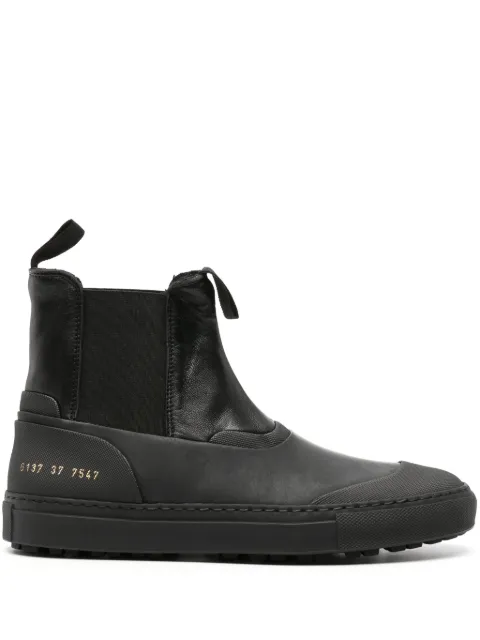 Common Projects leather Chelsea boots Black 6137CHELSEASPECIAL