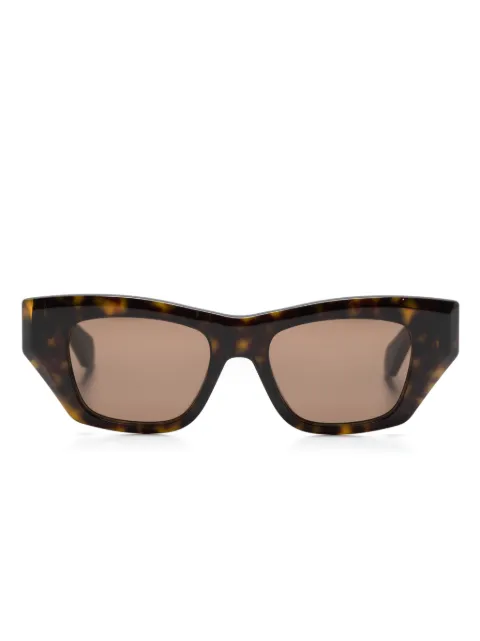 Alaïa tortoiseshell-effect tinted sunglasses Brown AA0074S