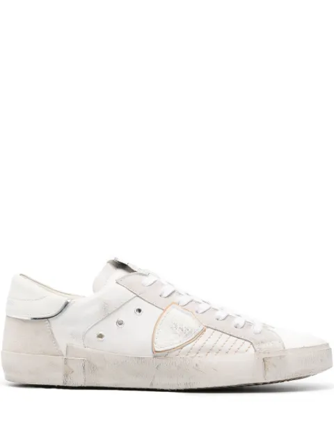 Philippe Model Paris Paris logo-patch sneakers White PRLUXP02