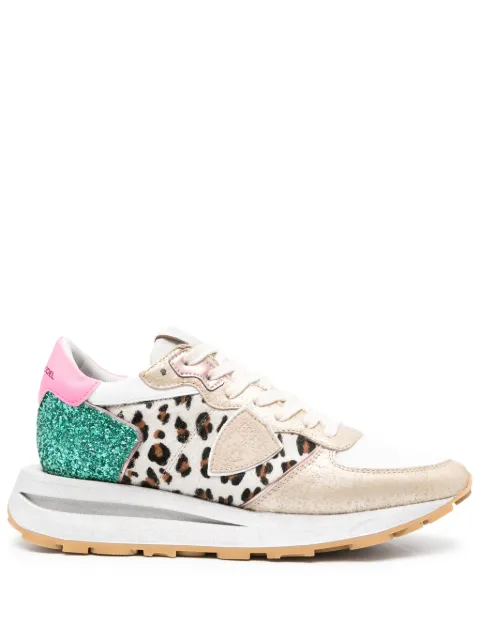 Philippe Model Paris Tropez Haute leopard-print sneakers Neutrals TKLDLG02