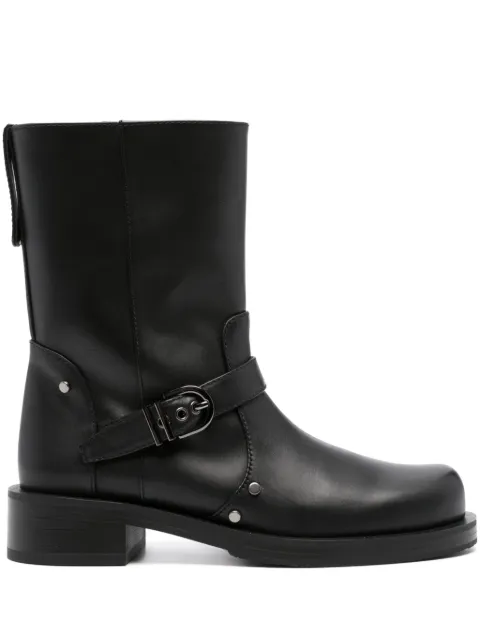 Stuart Weitzman Maverick 40mm leather boots Black SG418SPO