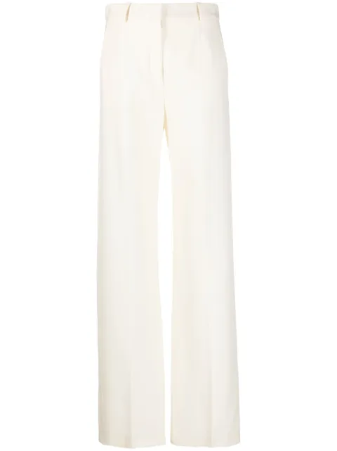 Stella McCartney straight-leg wool trousers Neutrals 6007393CU750