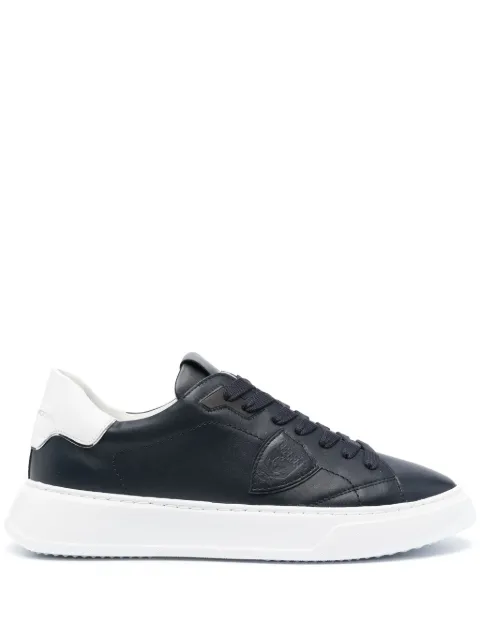 Philippe Model Paris Temple logo-patch sneakers Blue BTLUV016