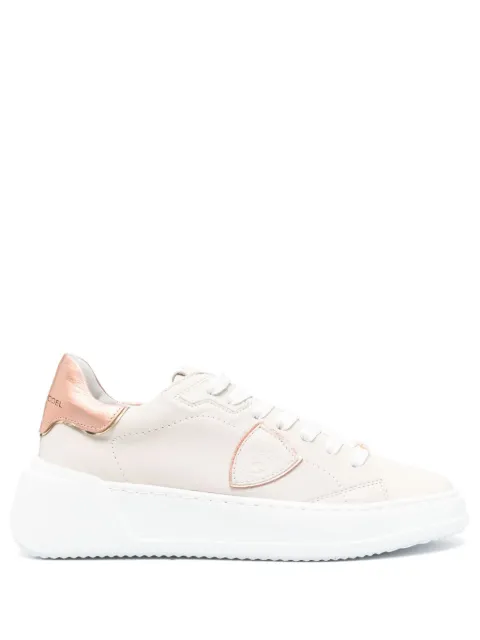 Philippe Model Paris Tres Temple lace-up sneakers Neutrals BJLDWM03