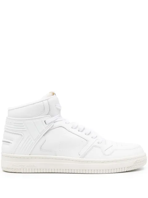 Philippe Model Paris La Grande lace-up leather sneakers White LGMUV002