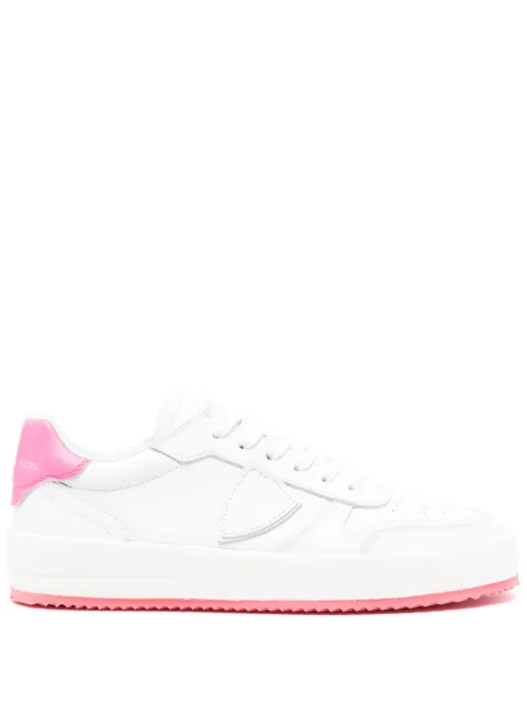 Philippe Model Paris Temple Veau leather sneakers White VNLDVN02