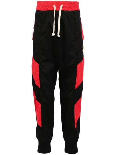 Vivienne Westwood Orb-embroidery cotton track pants Black S26PA0535S58574