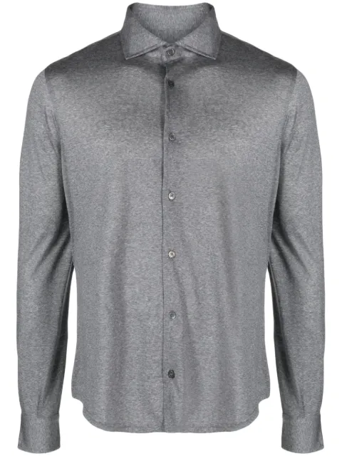 Fedeli jersey wool shirt Grey 6UI00603