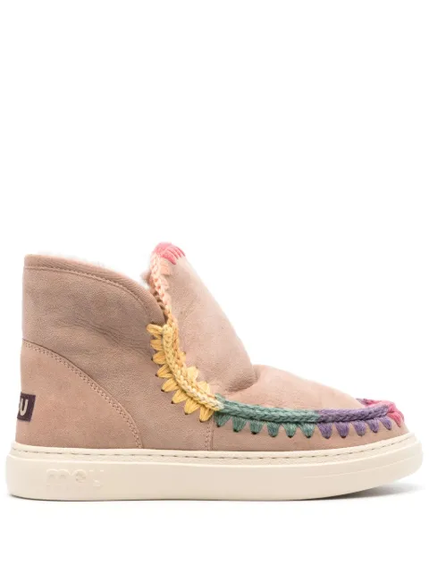 Mou Rainbow suede boots Neutrals FW411007ACAM