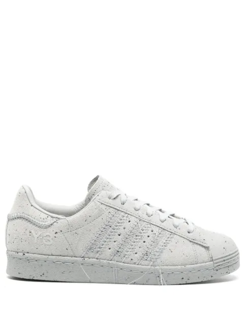 Y-3 Superstar exposed-seam suede sneakers Grey IG3043