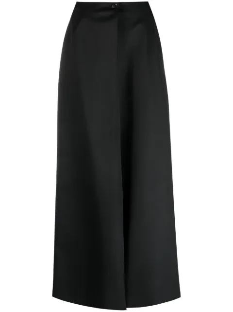 Givenchy wrap-design high-waisted skirt Black BW40RA14RQ