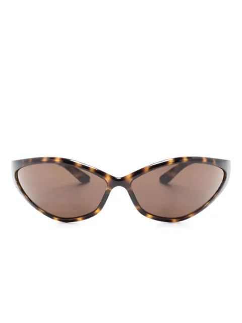 Balenciaga Eyewear oval-frame sunglasses Brown BB0285S002
