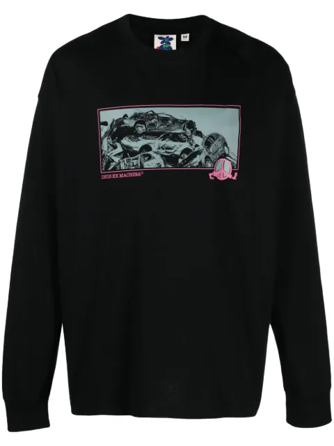 Deus Ex Machina Piece Of Crap jersey T-shirt Black DMW231944