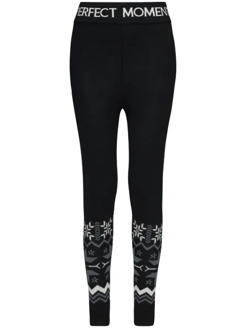 Perfect Moment Nordic wool leggings Black W30009721703