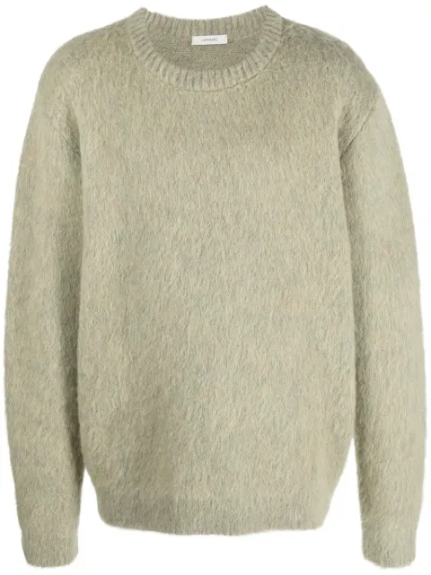 LEMAIRE crew-neck brushed-effect jumper Neutrals TO1095LK1007