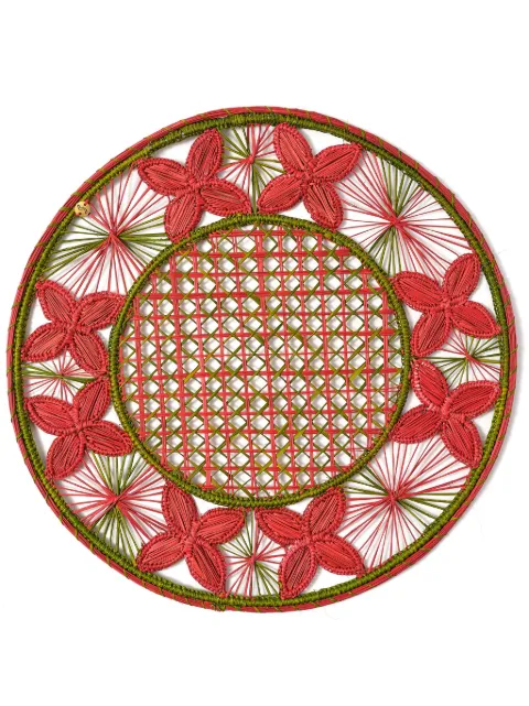 Cabana Louloudi woven placemat Red LNPLM06LLD1C9901
