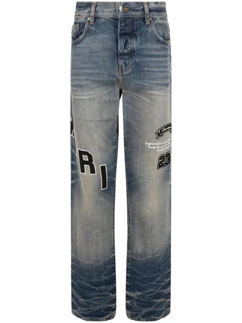 AMIRI Hockey straight-leg jeans Blue AW23MDF004