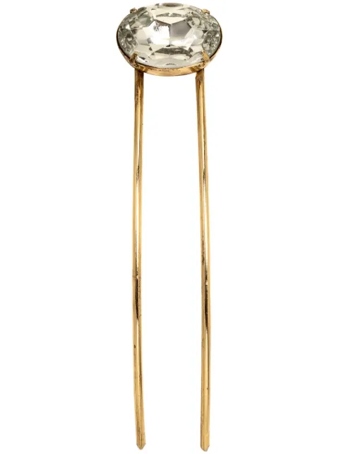 Jennifer Behr Gemma crystal hairpin Gold 50FB5CRYSTALANTIQUEGOLD
