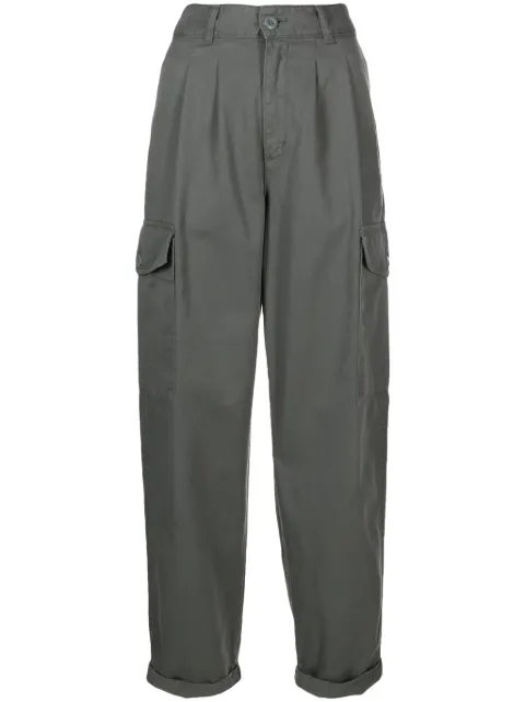 Carhartt WIP high-waisted cargo trousers Green I029789