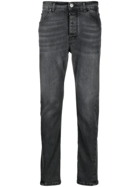 PMD raised-logo washed-denim jeans Grey J3527657BARRET