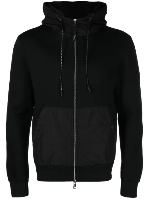 PMD panelled drawstring-hood jacket Black SW702GHISLAIN