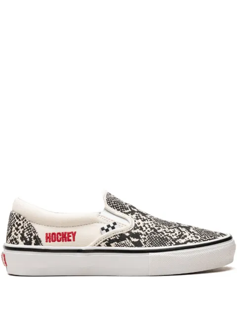 Vans x Hockey Skate Slip-On "Snakeskin" sneakers White VN0A5FCA7W1