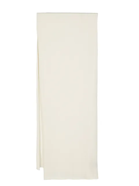 Drumohr finished-edge cashmere scarf White D8K801