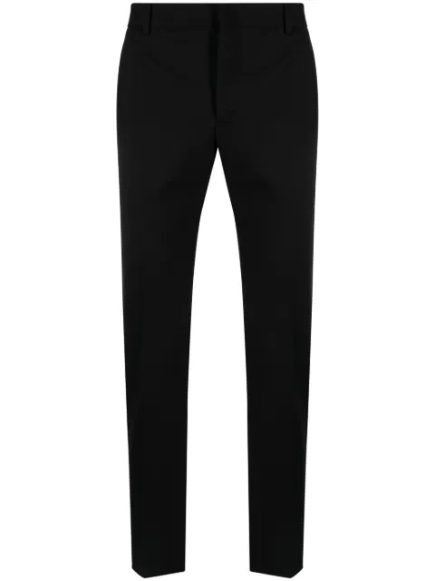 PT Torino mid-rise slim-cut trousers Black COASEPZZ0KLTOV01