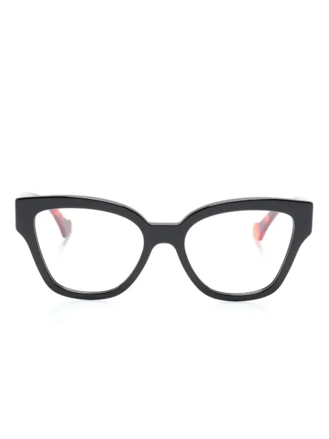 Gucci Eyewear GG-motif square-frame glasses Black GG1424O007