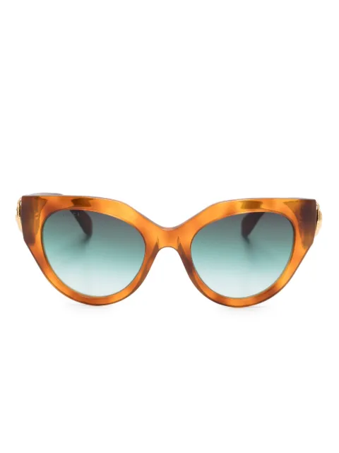 Gucci Eyewear tortoiseshell-effect cat eye-frame sunglasses Brown GG1408S004