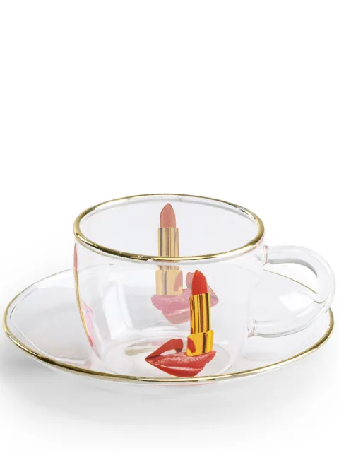 Seletti graphic-print coffee cups (set of two) White 15975X2