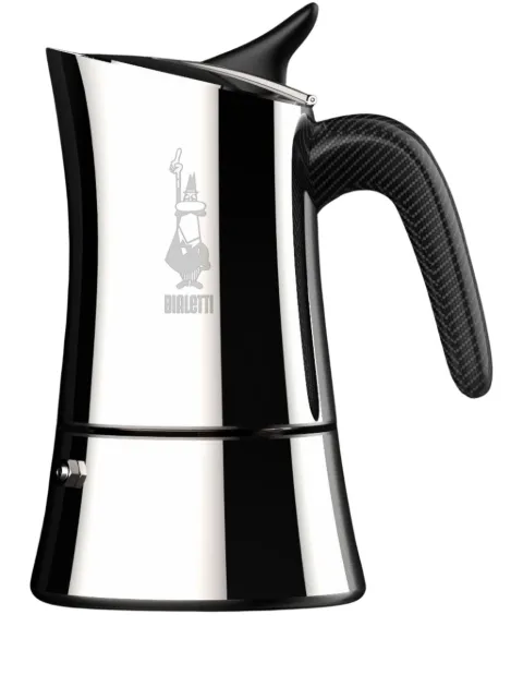 Bialetti Moon Alfonso-print coffee maker (187g) Silver 0009052