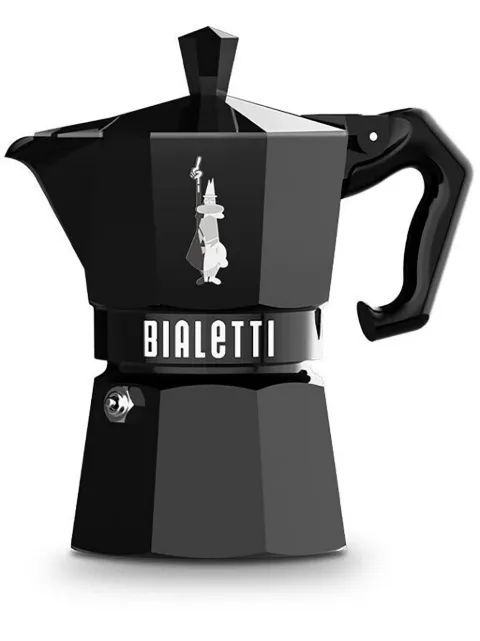 Bialetti Moka Express lasered-Alfonso coffee maker (93g) Black 0009065