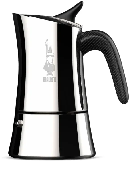 Bialetti Moon Alfonso-print coffee maker (124g) Silver 0009051
