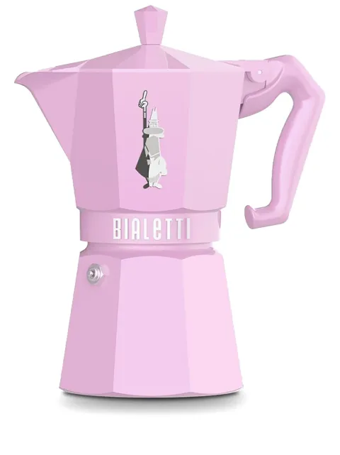 Bialetti Moka Express lasered-Alfonso coffee maker (187g) Pink 0009064