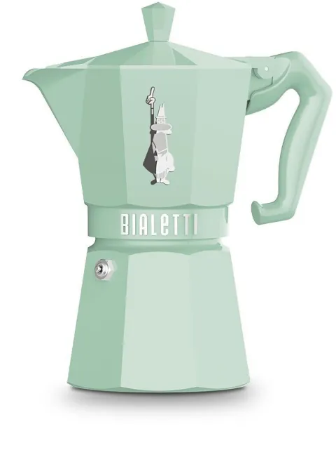 Bialetti Moka Express lasered-Alfonso coffee maker (187g) Green 0009058