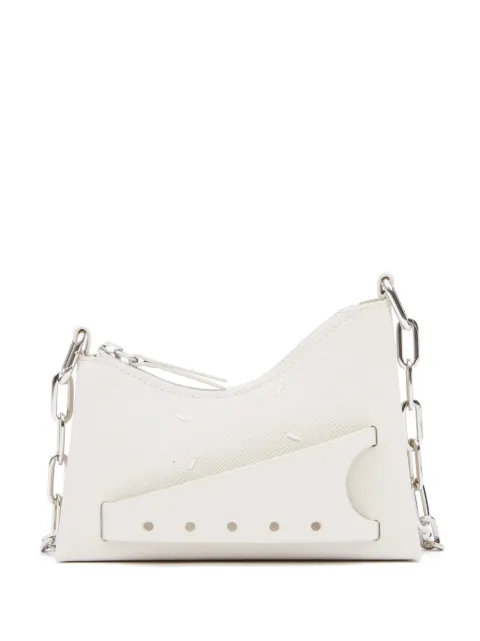 Maison Margiela Snatched leather mini bag White SB1WG0055P4745