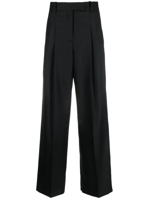 By Malene Birger Cymbaria wide-leg trousers Black Q71447020Z
