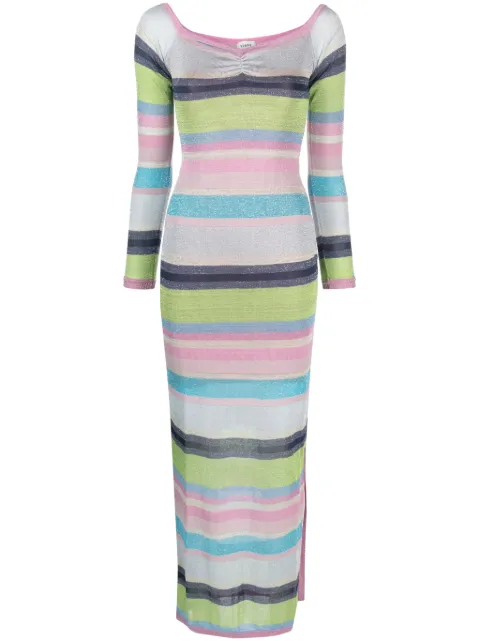 Suboo Zephyr striped maxi dress Pink SB2318PF23