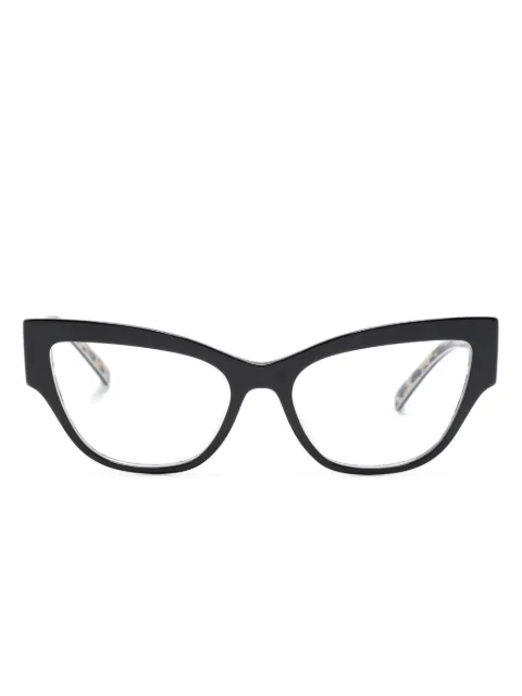 Dolce & Gabbana Eyewear cat-eye glasses Black DG3378